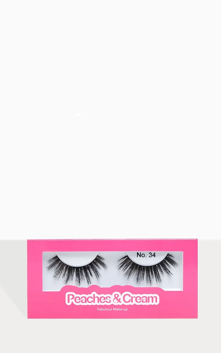 Peaches & Cream NO 34 False Eyelashes sold by Pretty Little Thing product image thumbnail 2