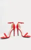 Clover Red Strap Heeled Sandals sold by Pretty Little Thing