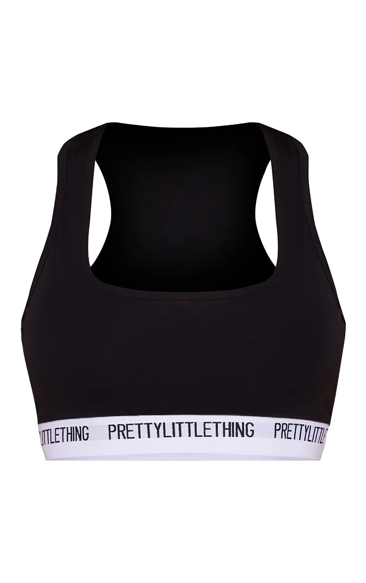 PRETTYLITTLETHING Black Racer Back Bra sold by Pretty Little Thing product image thumbnail 5