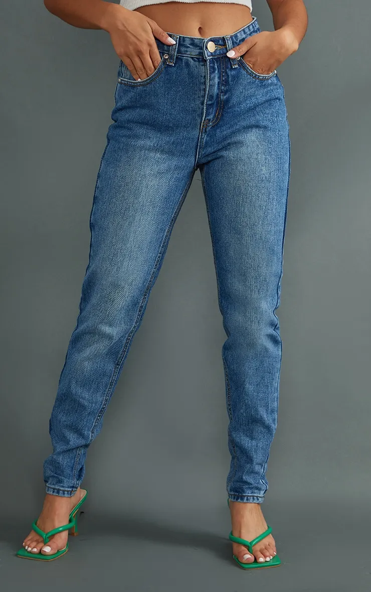 Petite Midwash Rigid Skinny Jeans sold by Pretty Little Thing product image thumbnail 2