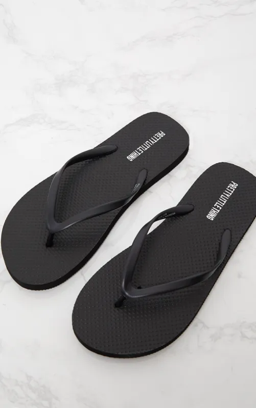 PRETTYLITTLETHING Black Flip Flops sold by Pretty Little Thing