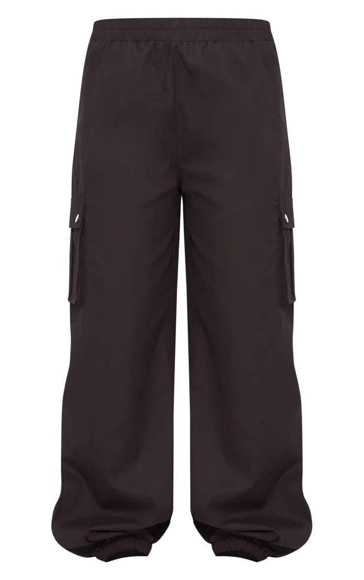 Black Pocket Detail Cargo Trousers sold by Pretty Little Thing product image thumbnail 5