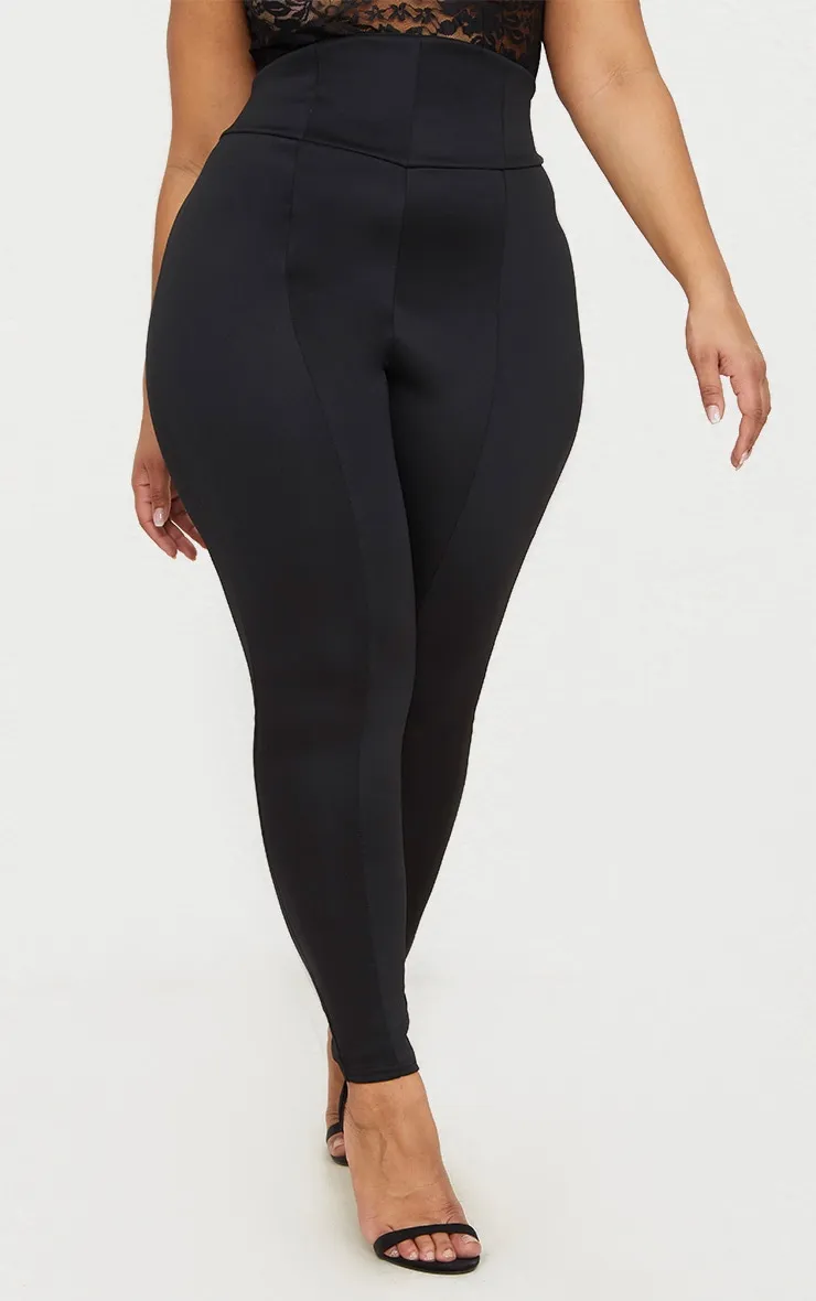 Plus Black Extreme High Waist Leggings sold by Pretty Little Thing product image thumbnail 2