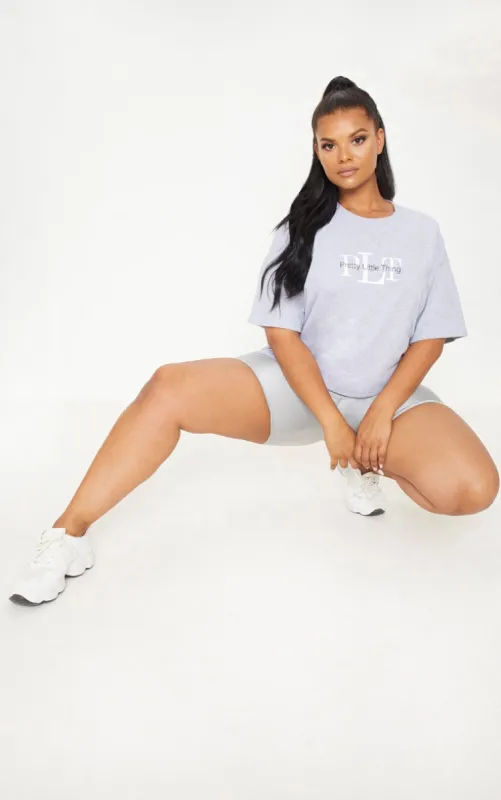 PRETTYLITTLETHING Plus Grey Oversized T Shirt sold by Pretty Little Thing