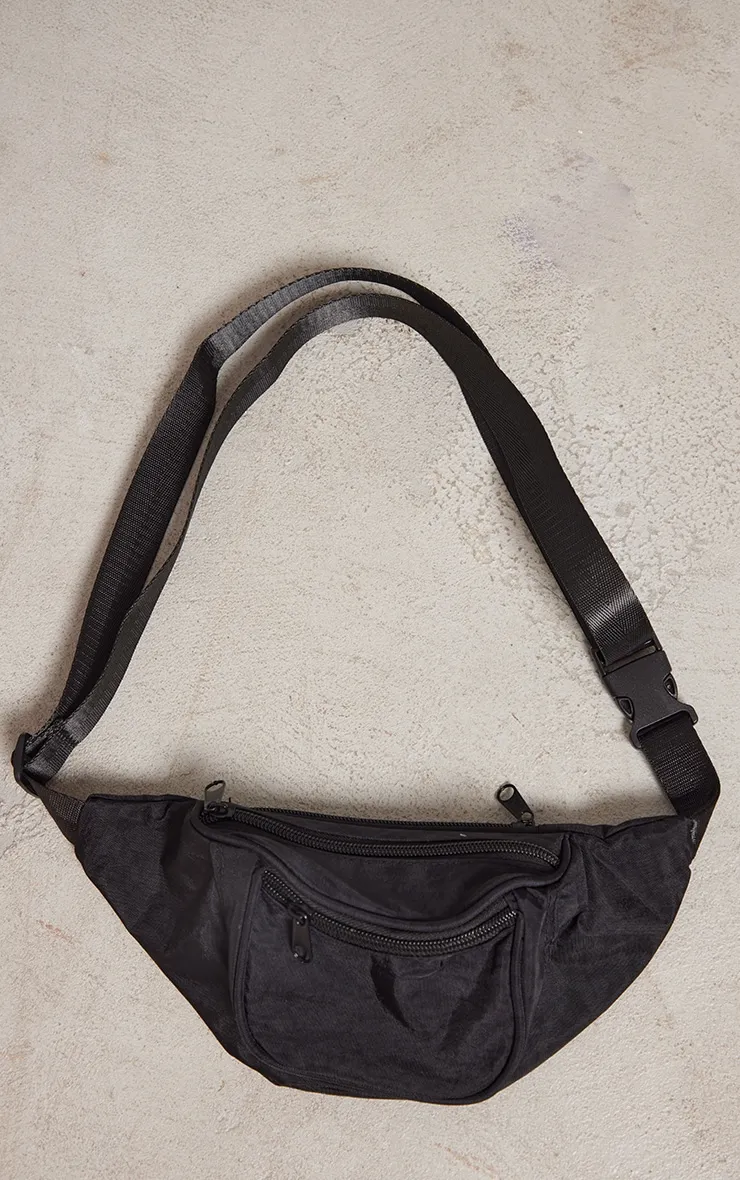 Black Small Bum Bag sold by Pretty Little Thing product image thumbnail 2