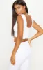 White Second Skin Slinky Square Neck Top sold by Pretty Little Thing
