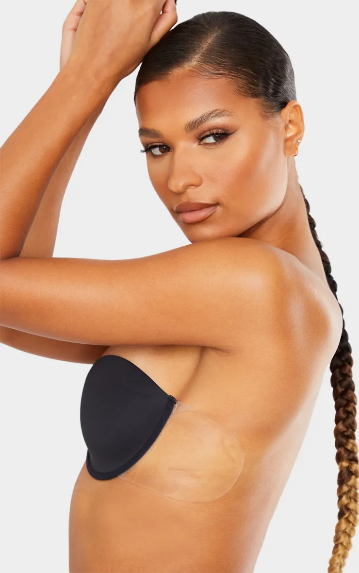 Stick On Winged Black Bra sold by Pretty Little Thing product image thumbnail 3