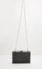 Black Oqaque Square Clutch sold by Pretty Little Thing