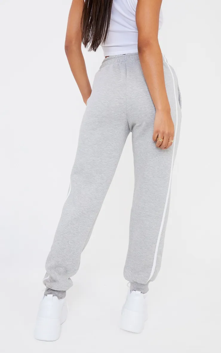 Grey Double Side Stripe Joggers sold by Pretty Little Thing product image thumbnail 3