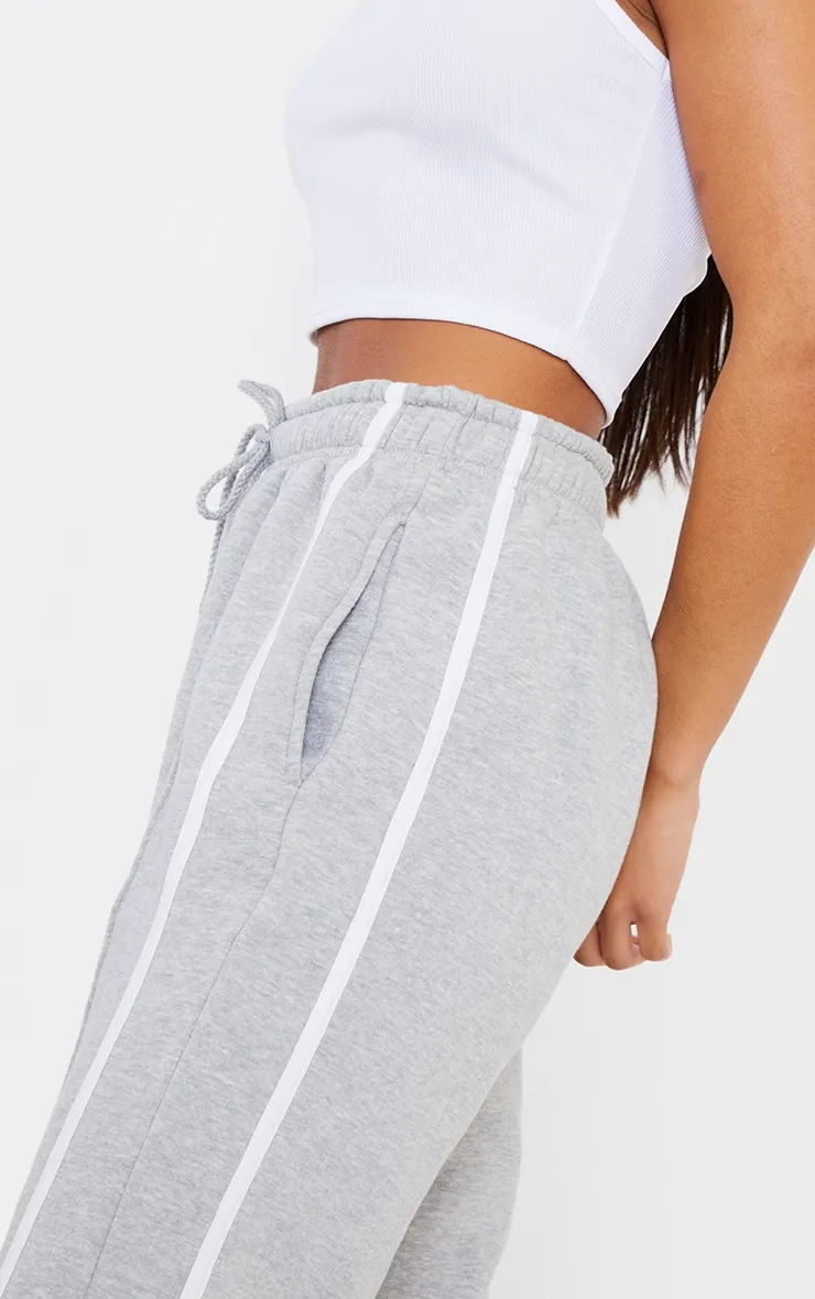 Grey Double Side Stripe Joggers sold by Pretty Little Thing product image thumbnail 4