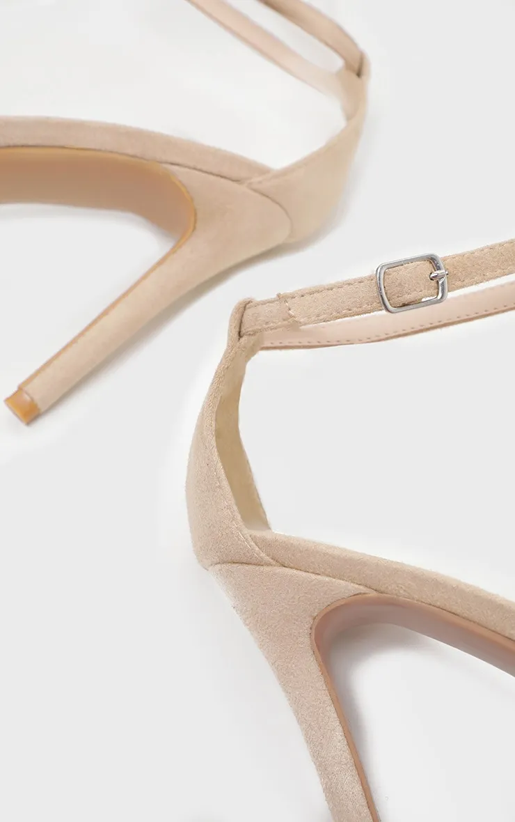 Nude Single Strap Heeled Sandals sold by Pretty Little Thing product image thumbnail 3