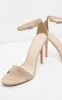 Nude Single Strap Heeled Sandals sold by Pretty Little Thing