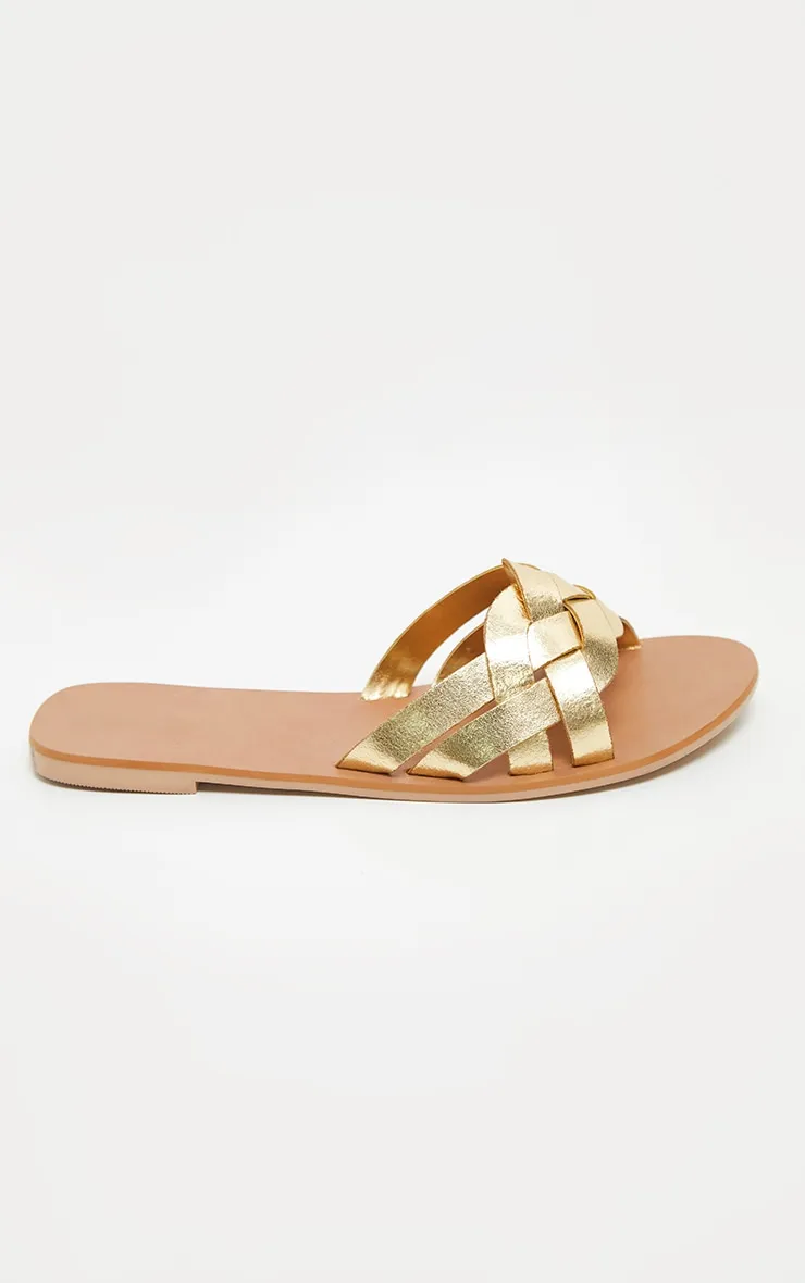 Gold Platted Mule Sandal sold by Pretty Little Thing product image thumbnail 4