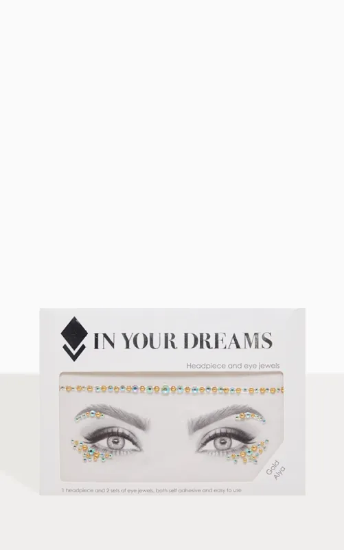 In Your Dreams Gold Alya Face Jewel sold by Pretty Little Thing