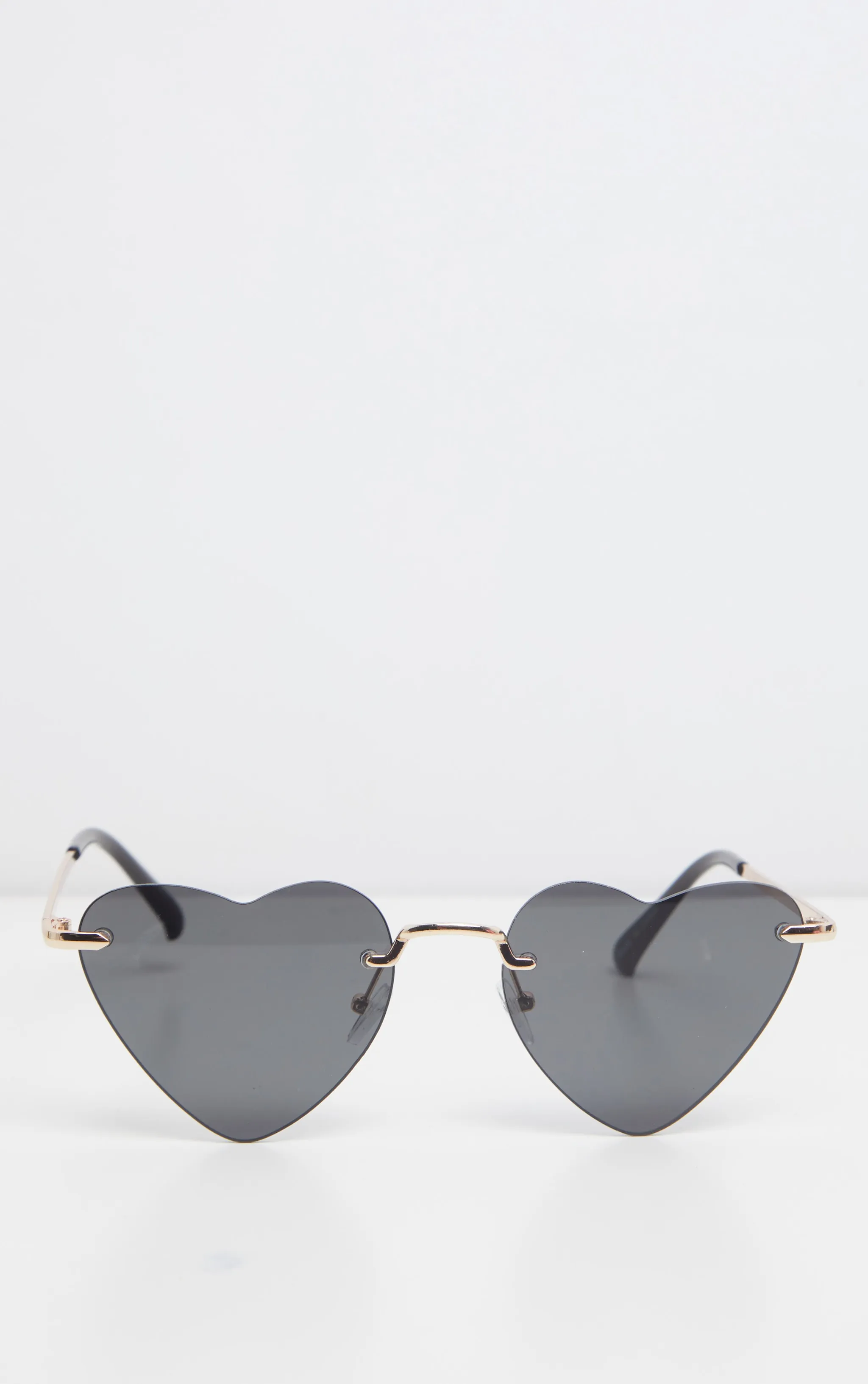 Black Heart Shaped Sunglasses sold by Pretty Little Thing product image thumbnail 2