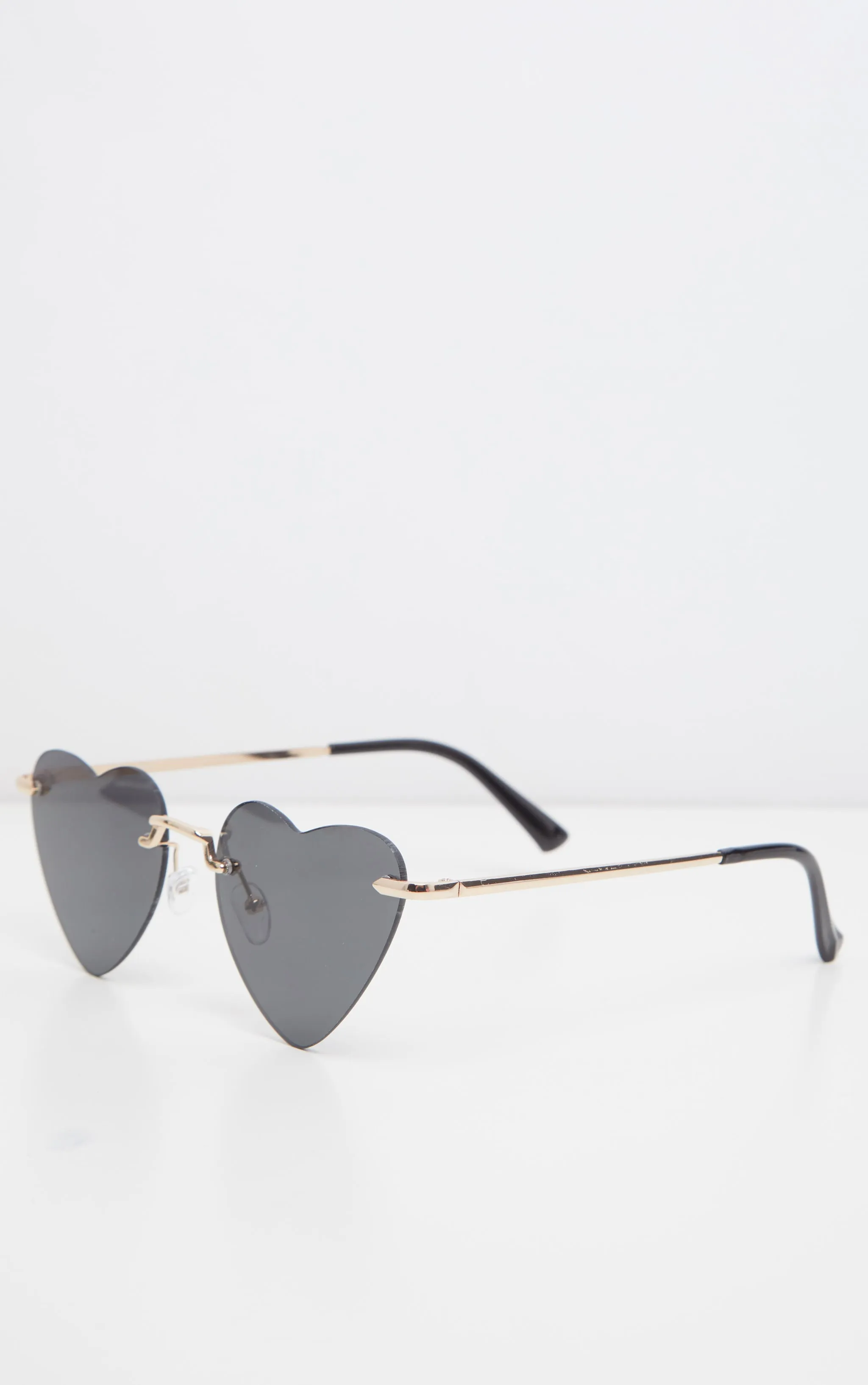 Black Heart Shaped Sunglasses sold by Pretty Little Thing product image thumbnail 3