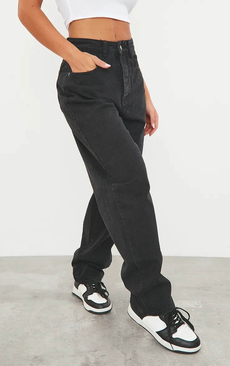 PRETTYLITTLETHING L30 Washed Black Boyfriend Jeans sold by Pretty Little Thing product image thumbnail 2