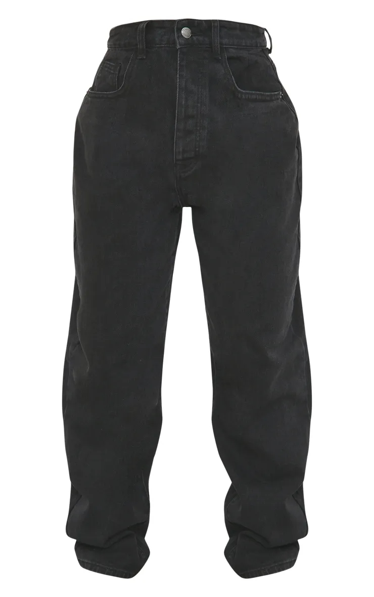 PRETTYLITTLETHING L30 Washed Black Boyfriend Jeans sold by Pretty Little Thing product image thumbnail 5