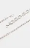Silver Double Diamante Choker Two Pack sold by Pretty Little Thing