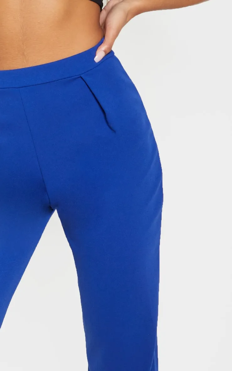 Blue Cigarette Crepe Trousers sold by Pretty Little Thing product image thumbnail 5