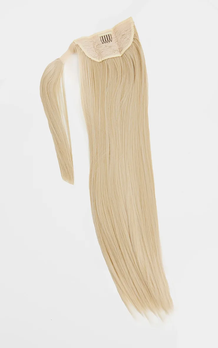 LullaBellz Grande Lengths 26" Straight Pony Extensions Light Blonde sold by Pretty Little Thing product image thumbnail 5