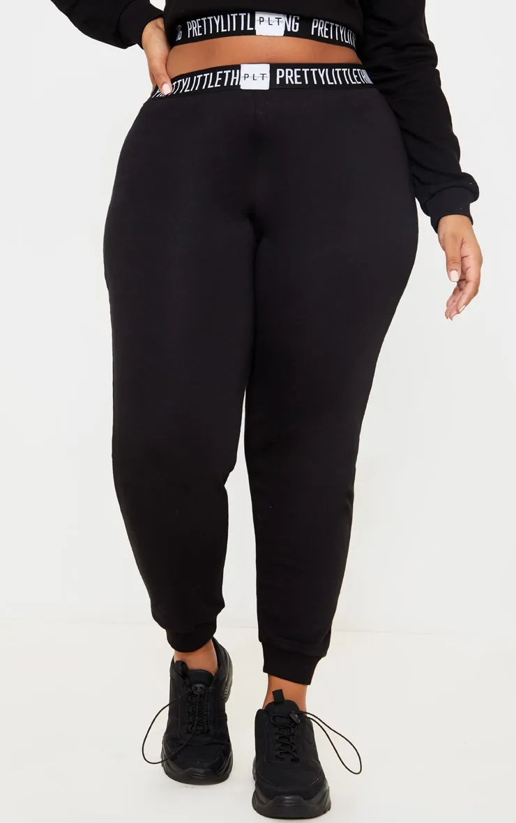 PRETTYLITTLETHING Plus Black Lounge Joggers sold by Pretty Little Thing product image thumbnail 2