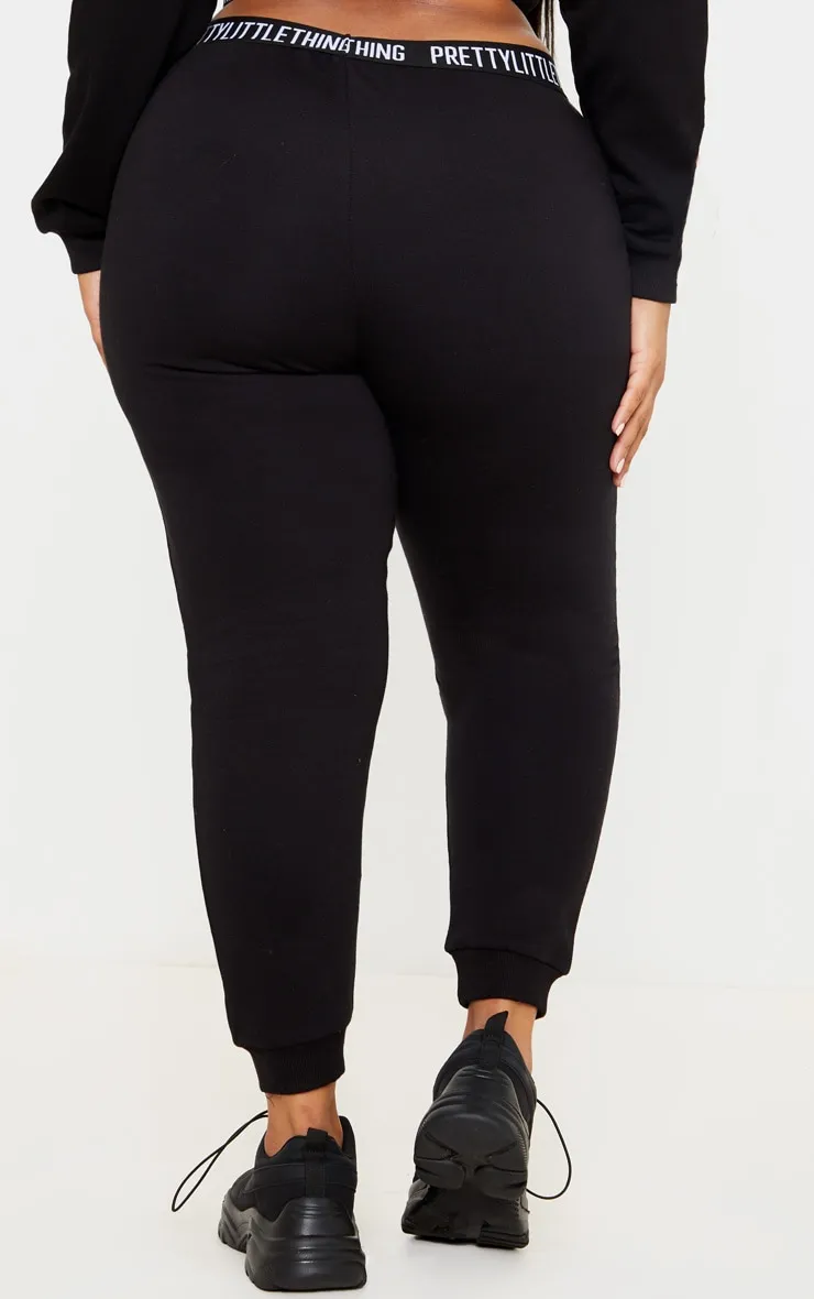 PRETTYLITTLETHING Plus Black Lounge Joggers sold by Pretty Little Thing product image thumbnail 4