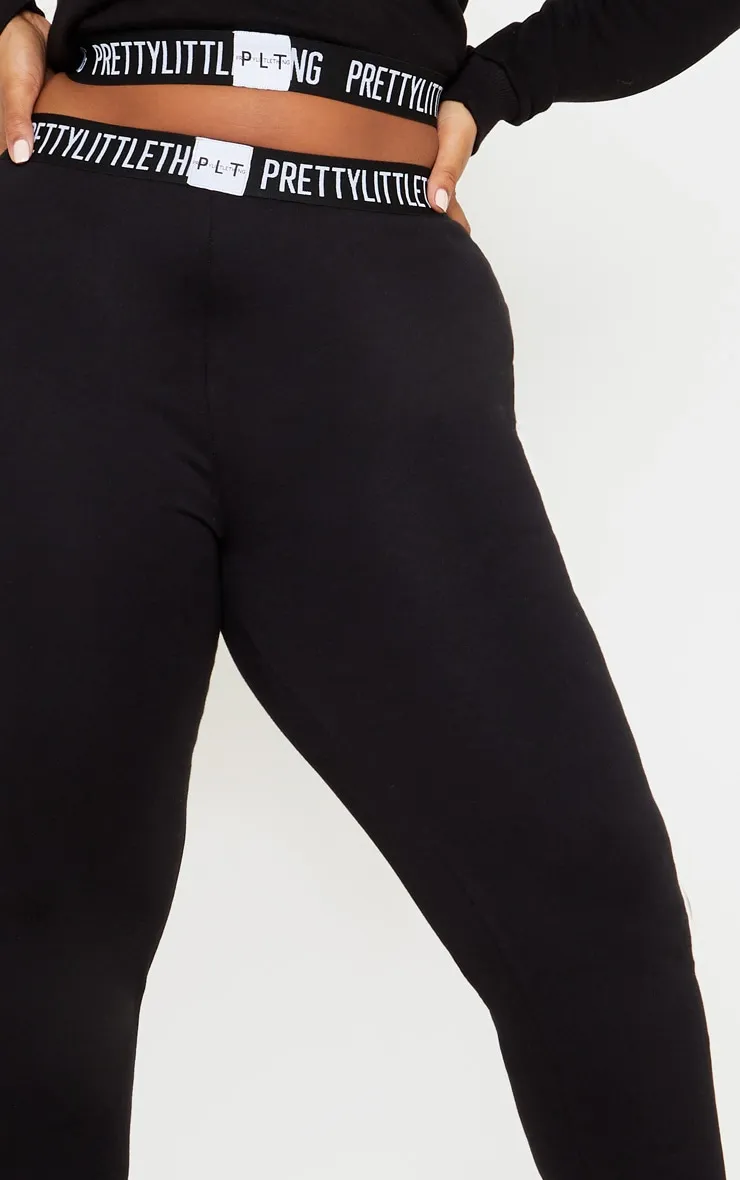 PRETTYLITTLETHING Plus Black Lounge Joggers sold by Pretty Little Thing product image thumbnail 5