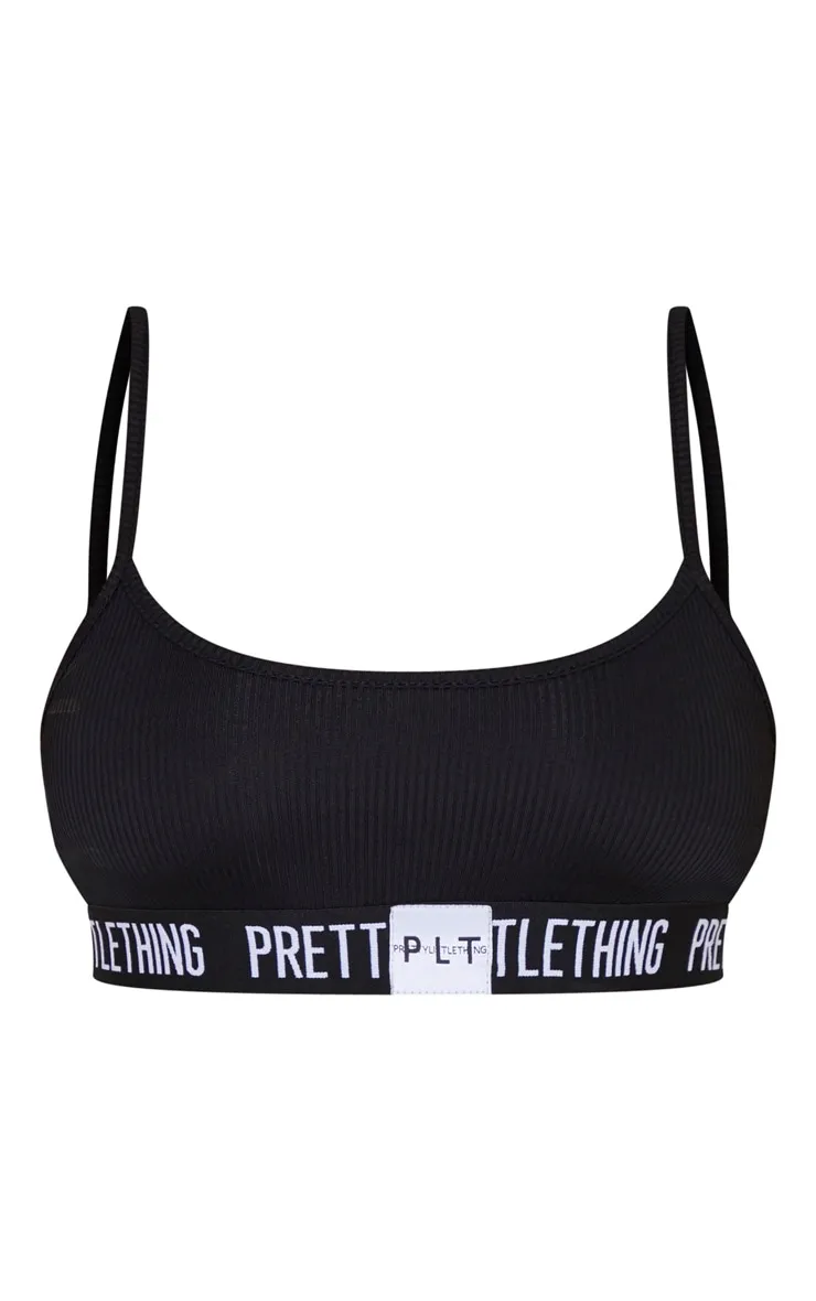 PRETTYLITTLETHING Plus Black Tape Bra sold by Pretty Little Thing product image thumbnail 3