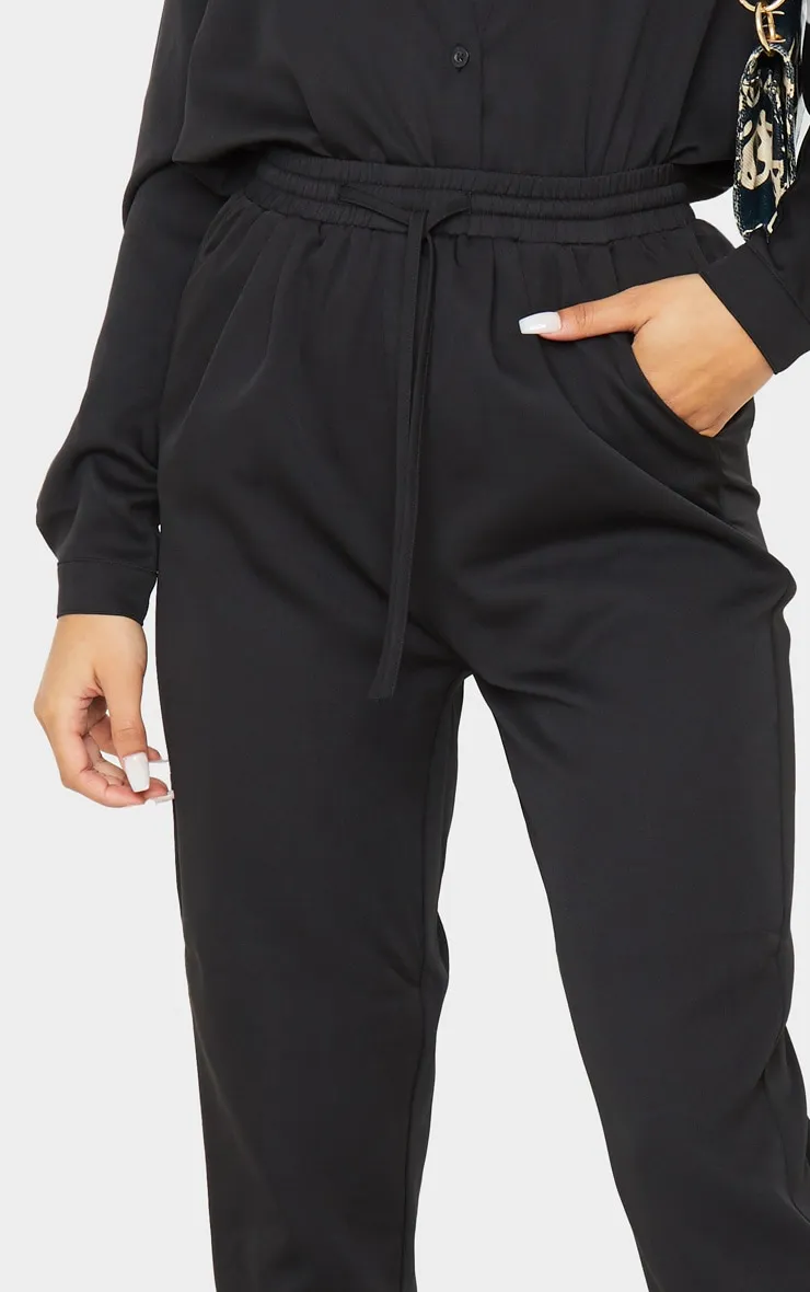 Black Cigarette High Waisted Trousers sold by Pretty Little Thing product image thumbnail 4