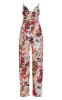 Multi Floral Print Halterneck Wide Leg Jumpsuit sold by Pretty Little Thing