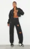 PRETTYLITTLETHING Washed Black Cropped Denim Jacket sold by Pretty Little Thing