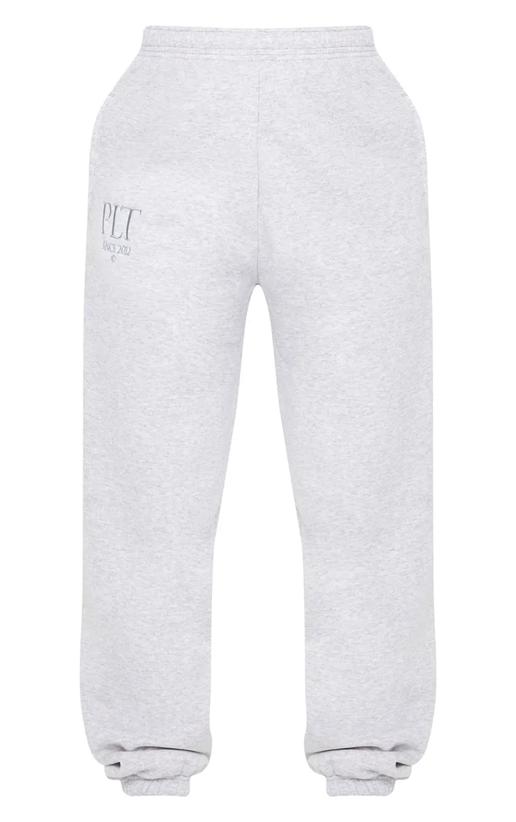 PRETTYLITTLETHING Ash Grey Established Slogan Casual Joggers sold by Pretty Little Thing product image thumbnail 5