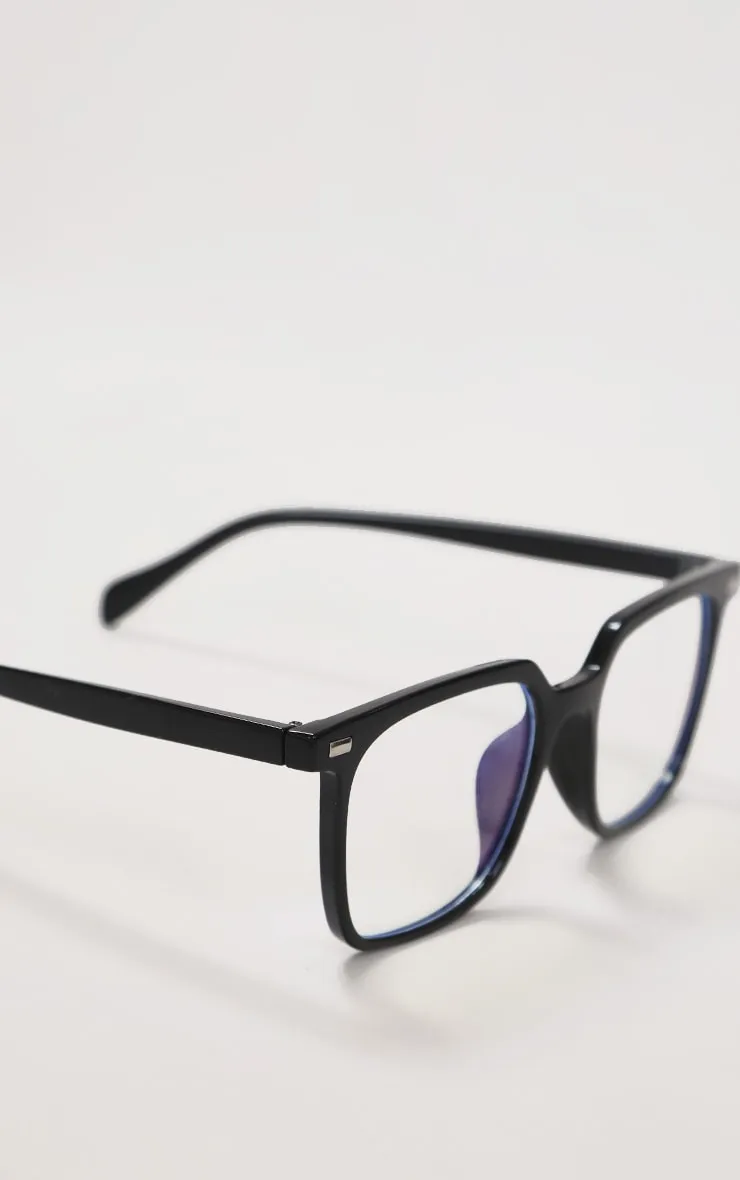 Black Classic Frame Blue Light Readers sold by Pretty Little Thing product image thumbnail 2