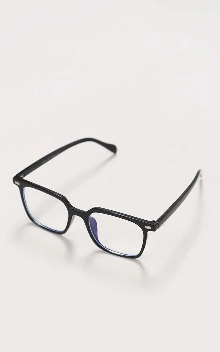 Black Classic Frame Blue Light Readers sold by Pretty Little Thing product image thumbnail 5