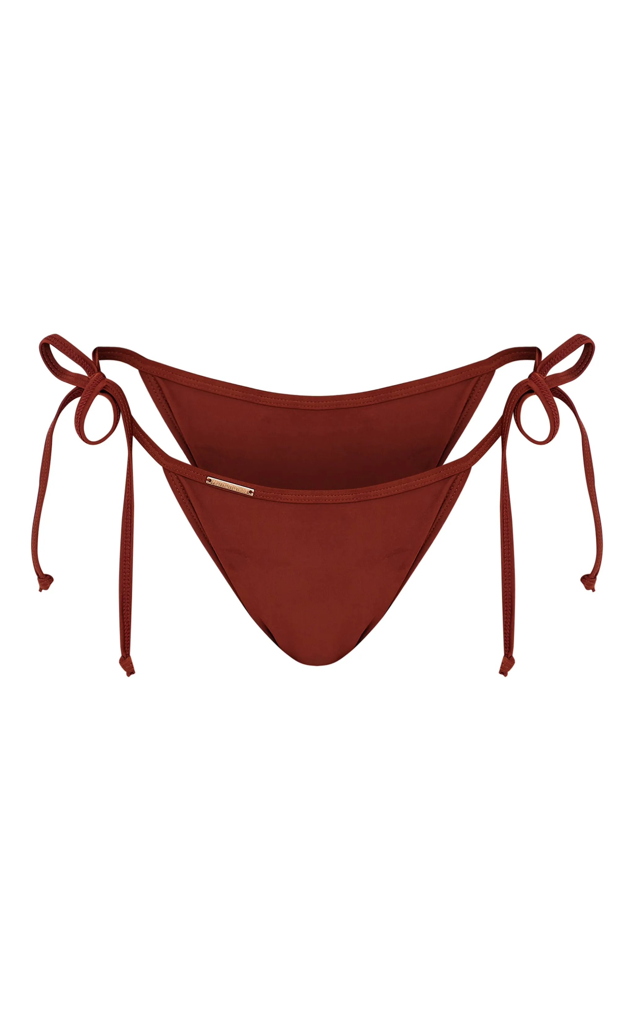 Deep Brown Mix & Match Tie Side Bikini Bottom sold by Pretty Little Thing product image thumbnail 5