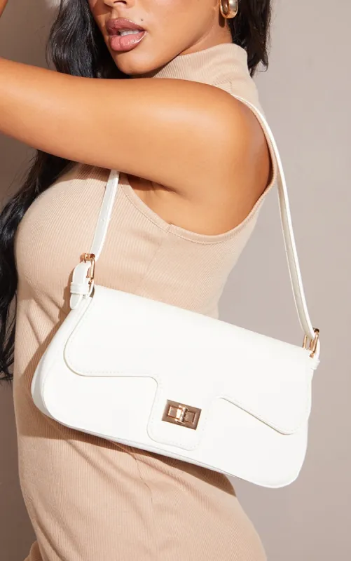 White Envelope Shoulder Bag sold by Pretty Little Thing