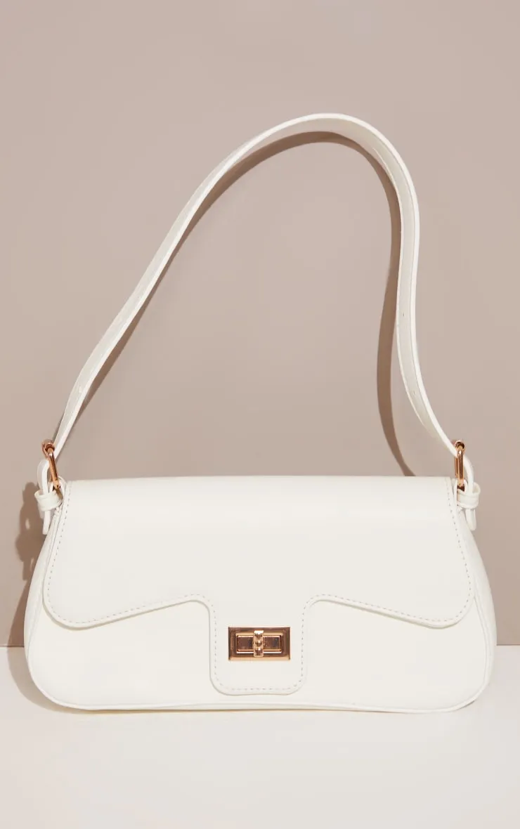 White Envelope Shoulder Bag sold by Pretty Little Thing product image thumbnail 2