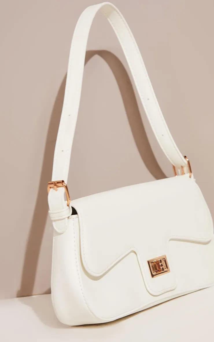 White Envelope Shoulder Bag sold by Pretty Little Thing product image thumbnail 3