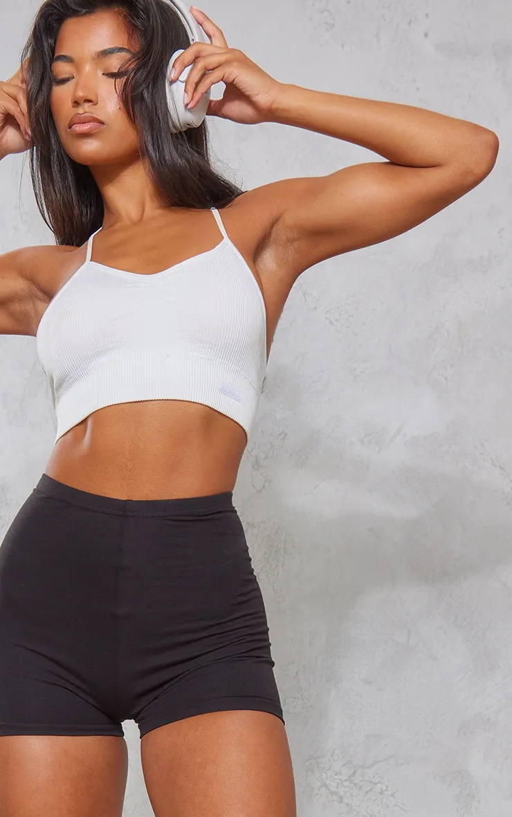 Black and Grey Jersey 2 Pack Hot Pants sold by Pretty Little Thing product image thumbnail 5