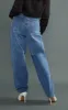 PRETTYLITTLETHING Petite Mid Blue Wash Open Knee Boyfriend Jeans sold by Pretty Little Thing