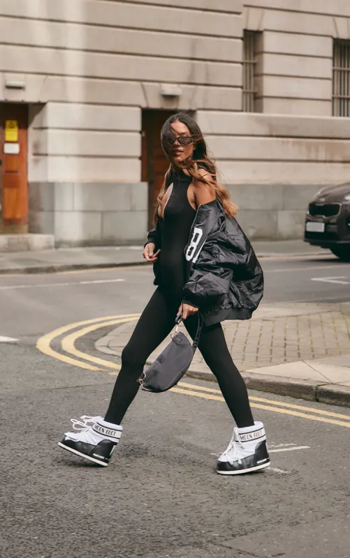 Moon Boot White Classic Low sold by Pretty Little Thing