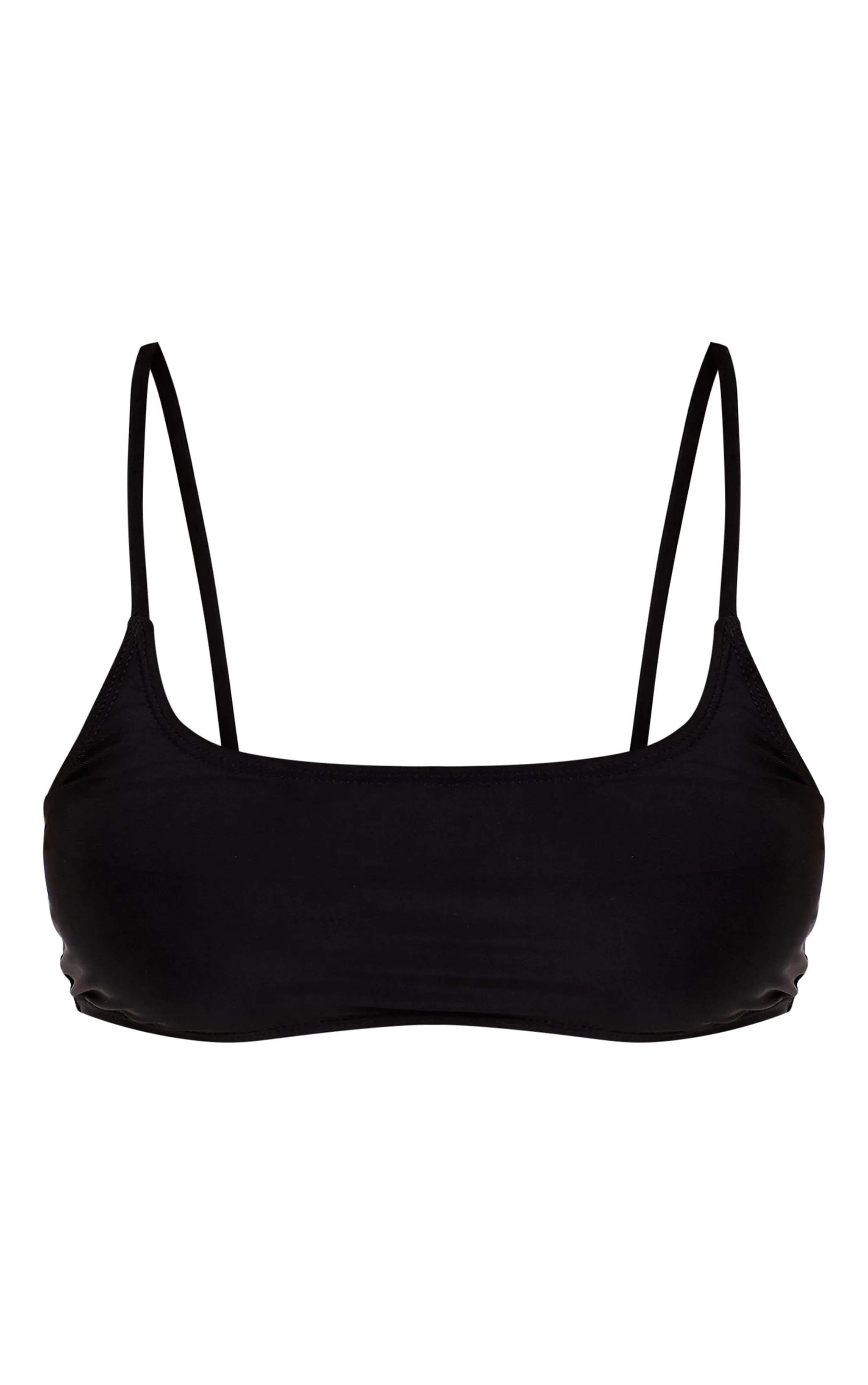 Black Mix & Match Scoop Bikini Top sold by Pretty Little Thing product image thumbnail 5