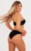 Black Bandeau Mix & Match Bikini Top sold by Pretty Little Thing