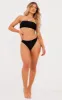 Black Bandeau Mix & Match Bikini Top sold by Pretty Little Thing