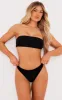 Black Bandeau Mix & Match Bikini Top sold by Pretty Little Thing