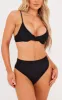 Black Mix & Match High Waist Bikini Bottoms sold by Pretty Little Thing