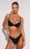 Black Mix & Match Push Up Cupped Bikini Top sold by Pretty Little Thing