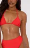 Red Triangle Mix & Match Bikini Top sold by Pretty Little Thing
