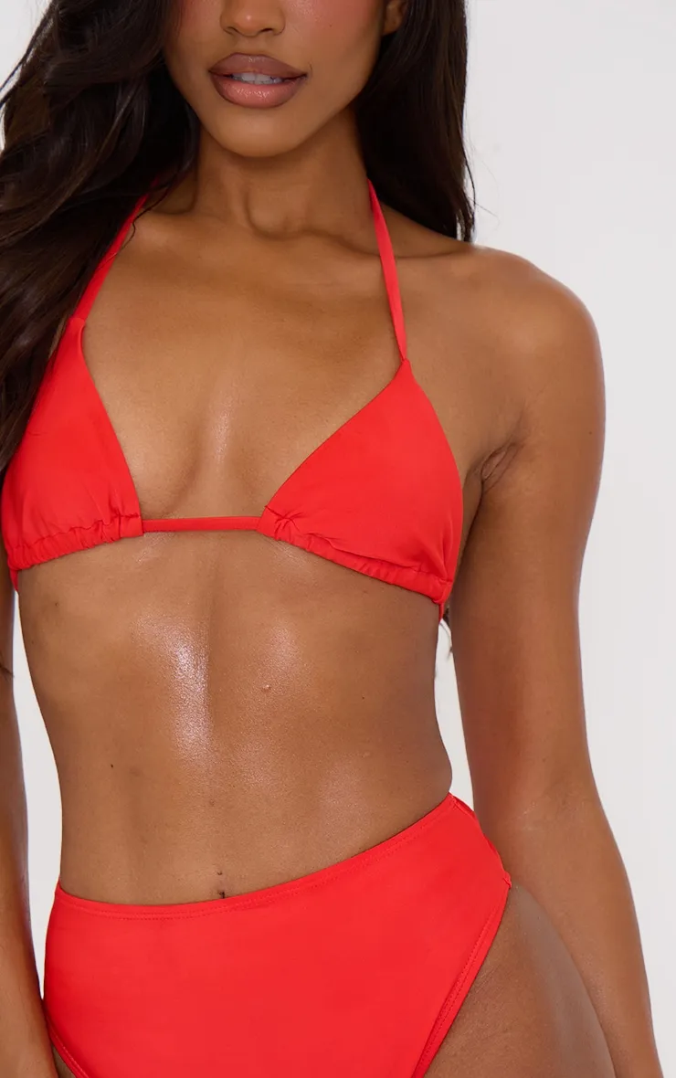Red Triangle Mix & Match Bikini Top sold by Pretty Little Thing product image thumbnail 4